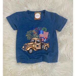 BRAND NEW WITH TAGS Kids Patriotic Truck Tee – 12/18 Months